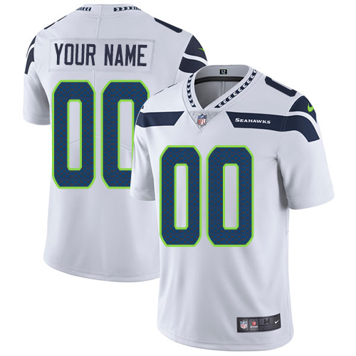 Nike Seattle Seahawks Customized White Stitched Vapor Untouchable ...