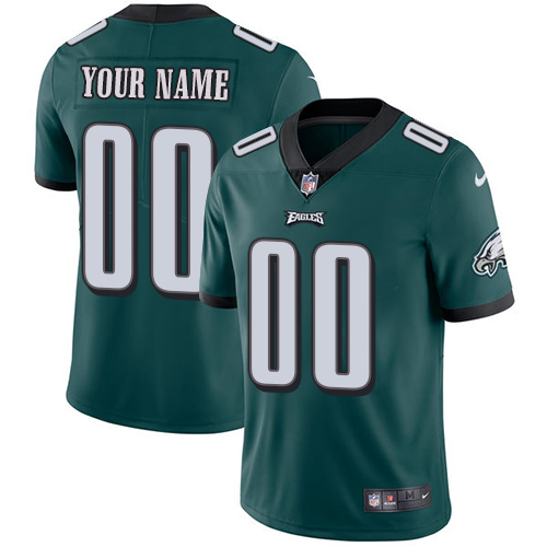 Nike Philadelphia Eagles Customized Midnight Green Team Color Stitched ...