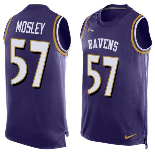 Nike Ravens #57 C.J. Mosley Purple Team Color Men's Stitched NFL ...