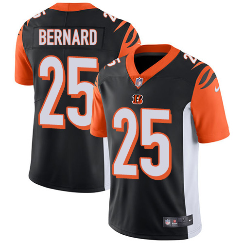 Nike Bengals #25 Giovani Bernard Black Team Color Men's Stitched NFL ...