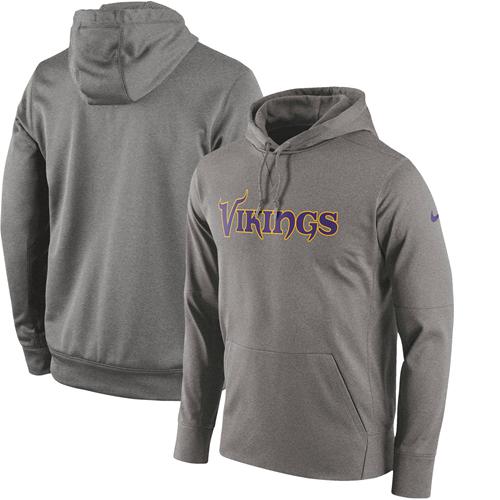 Men's Minnesota Vikings Nike Gray Circuit Wordmark Essential ...